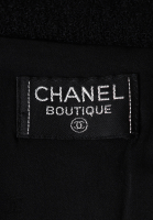 Chanel Black Tweed Skirt