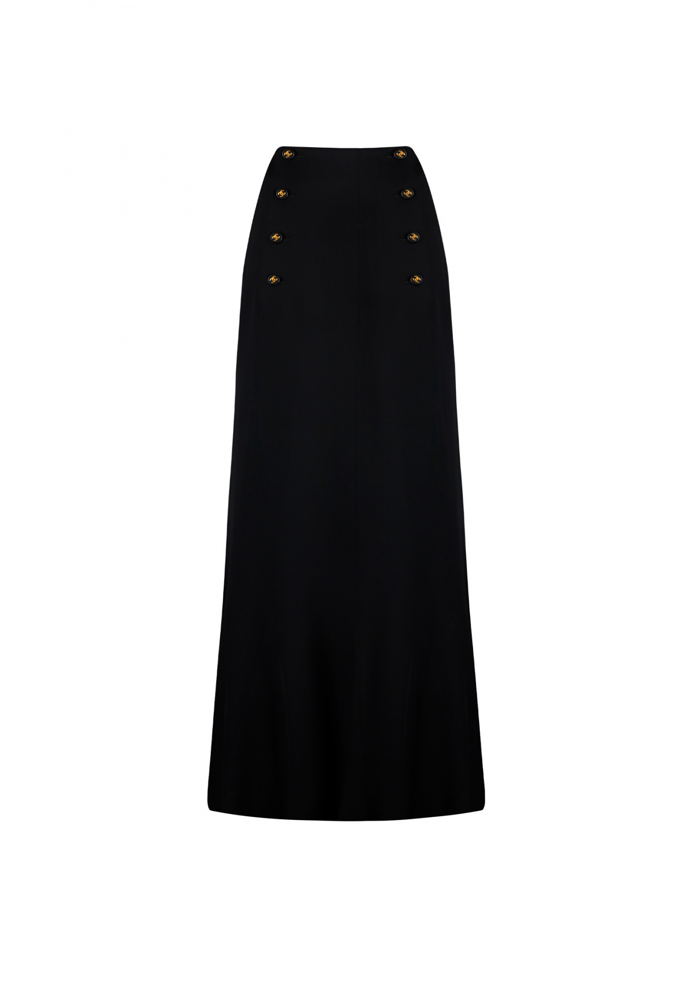 Chanel Black Midi Skirt