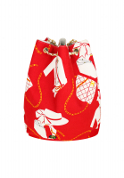 Chanel Mademoiselle Print Canvas Bucket Bag