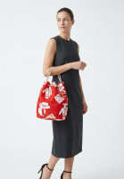 Chanel Mademoiselle Print Canvas Bucket Bag