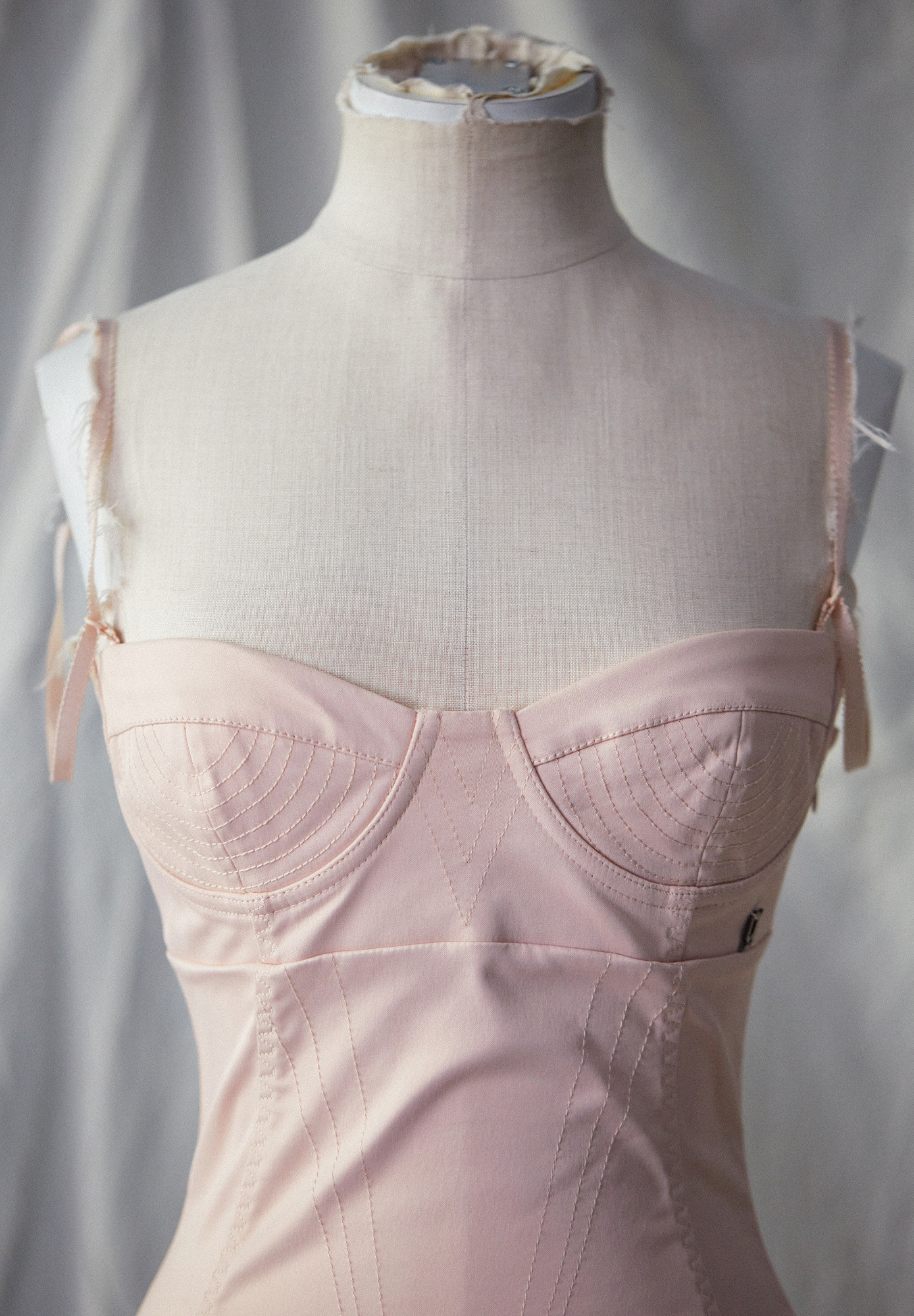 Galliano Pink Corset Dress 