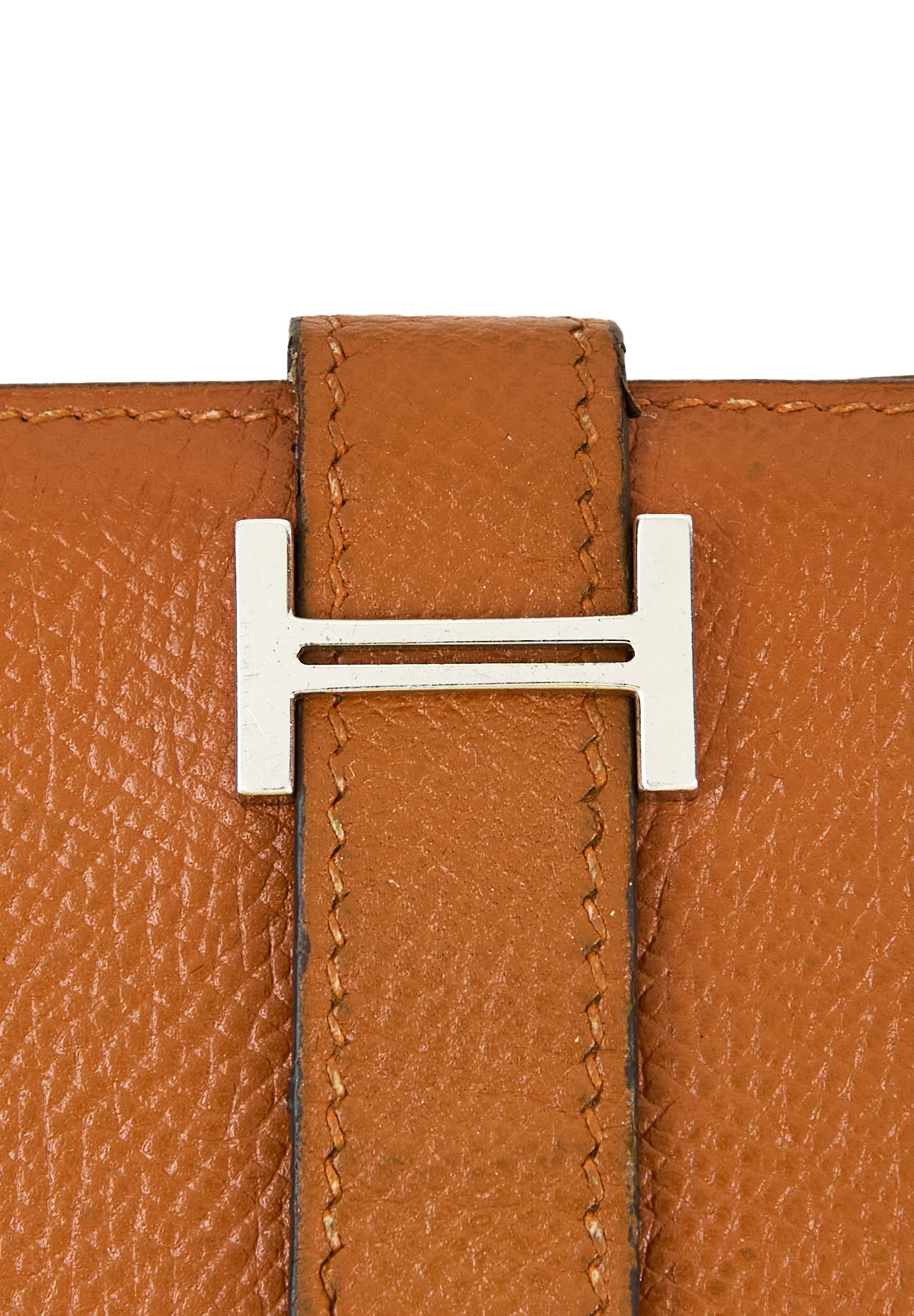 Hermès Bearn Orange Wallet Epsom Leather