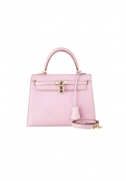 Hermès Kelly 25 Lilac Box Nepal Bag