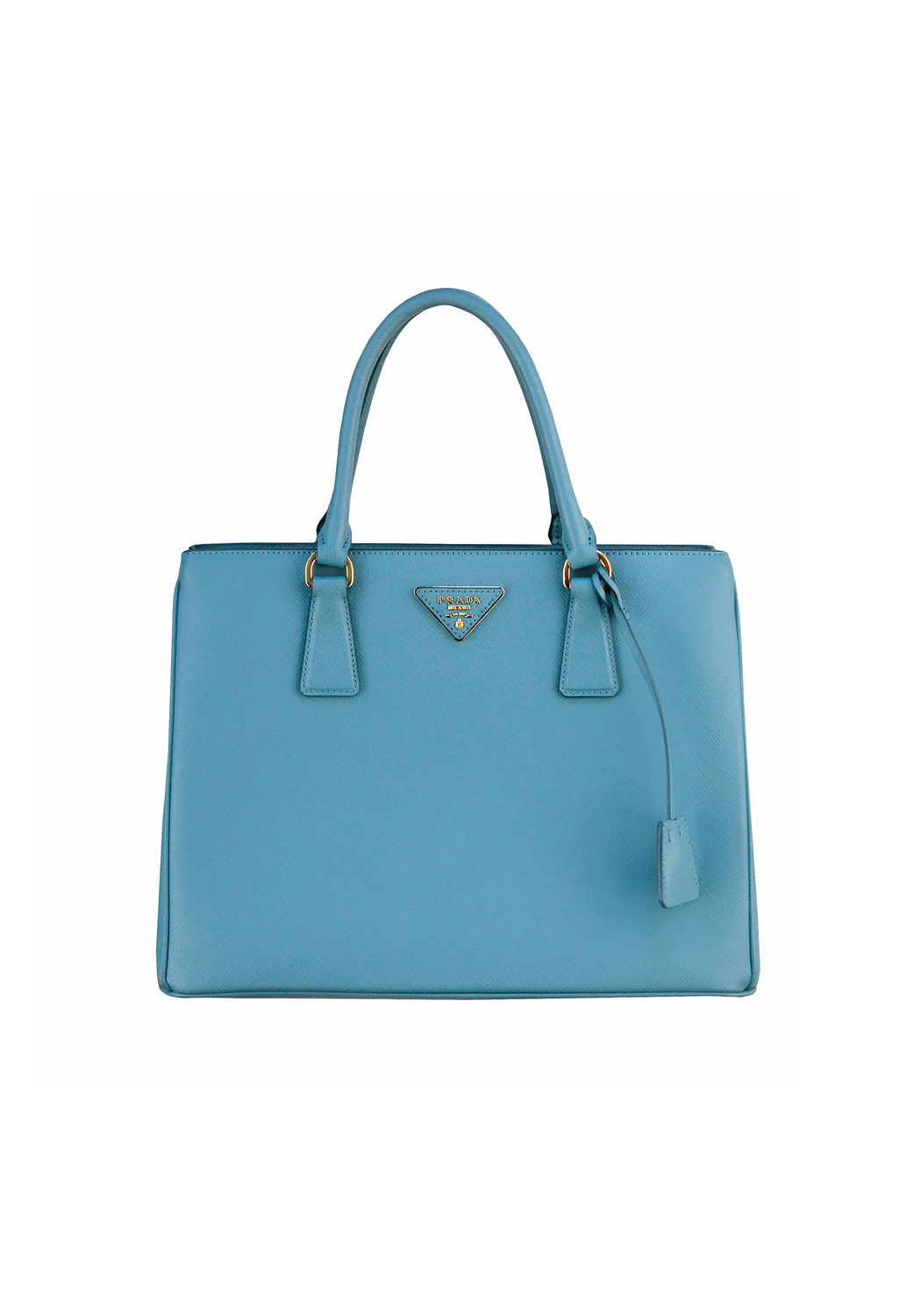 Prada Galleria Blue Leather Bag