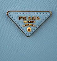 Prada Galleria Blue Leather Bag