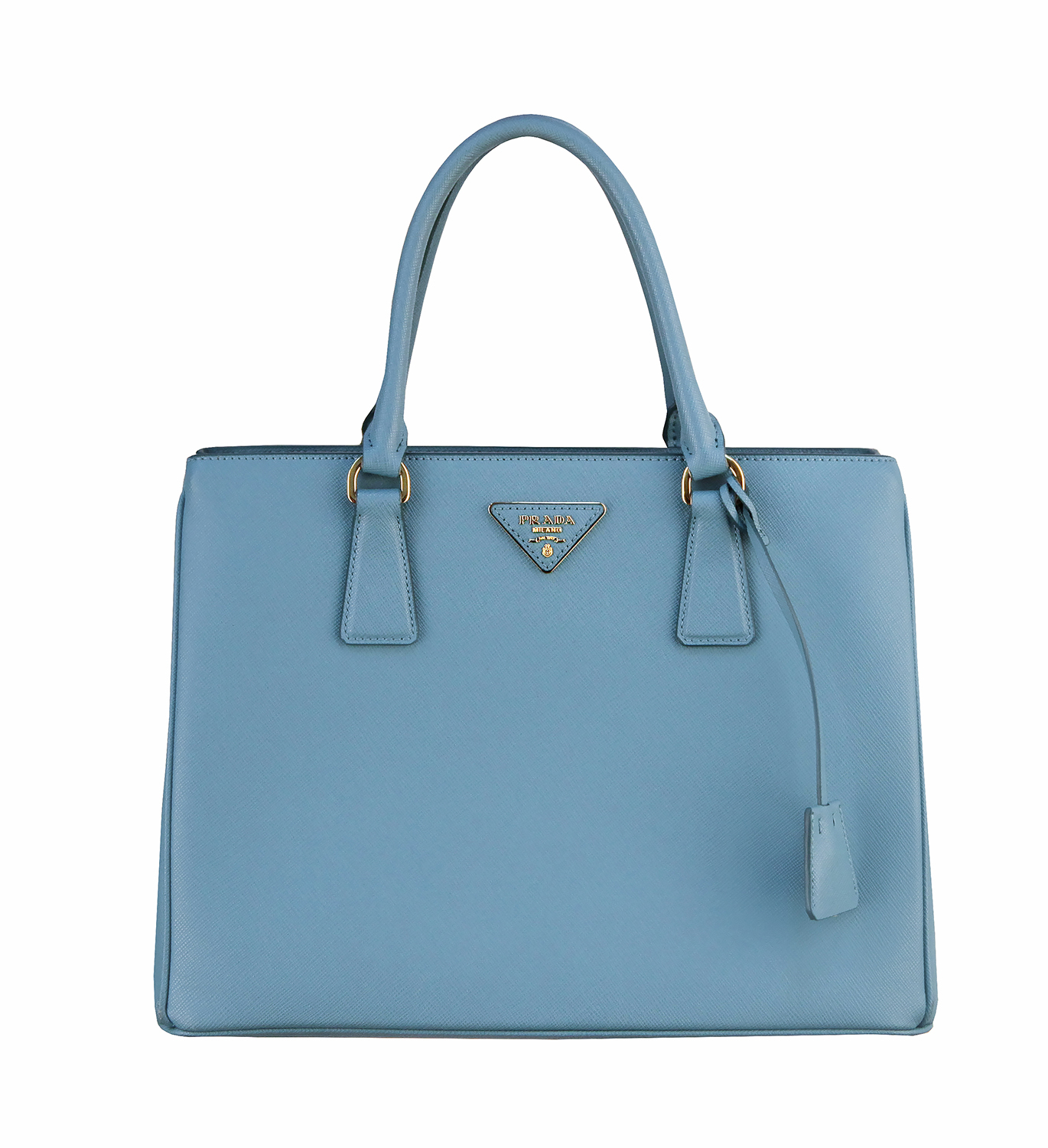 Prada Galleria Blue Leather Bag