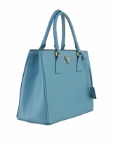 Prada Galleria Blue Leather Bag