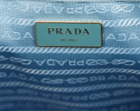 Prada Galleria Blue Leather Bag