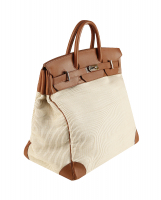 Hermès HAC Birkin 45 Naturel Barenia Crinoline Bag