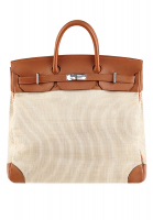 Hermès HAC Birkin 45 Naturel Barenia Crinoline Bag