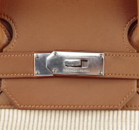 Hermès HAC Birkin 45 Naturel Barenia Crinoline Bag