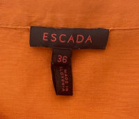 Escada Orange Dress
