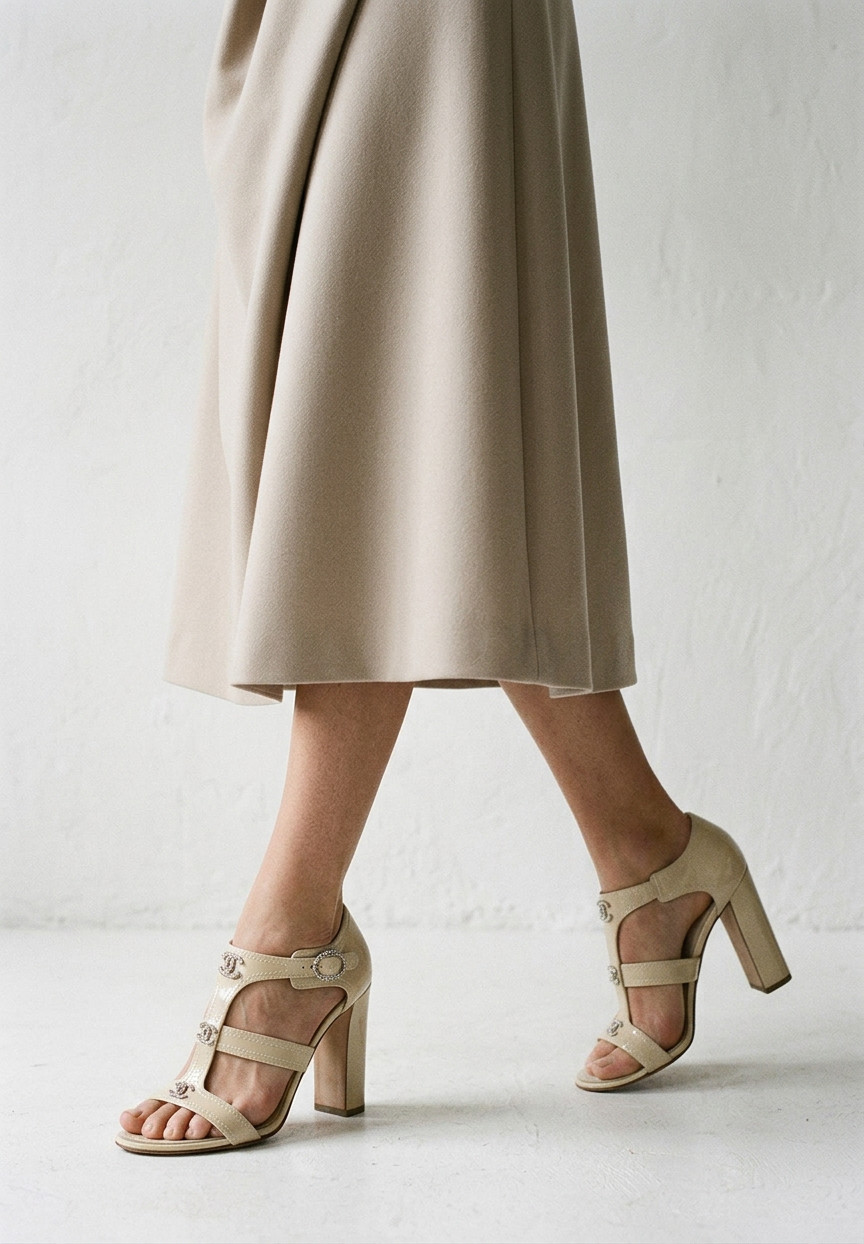 Chanel Beige Sandals