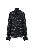 Loewe Silk Blouse with Polka Dots Print