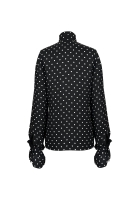 Loewe Silk Blouse with Polka Dots Print