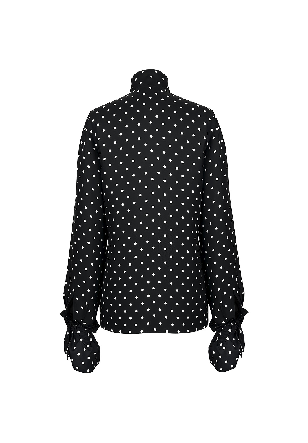 Loewe Silk Blouse with Polka Dots Print