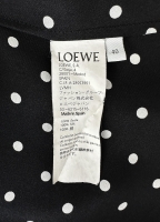 Loewe Silk Blouse with Polka Dots Print