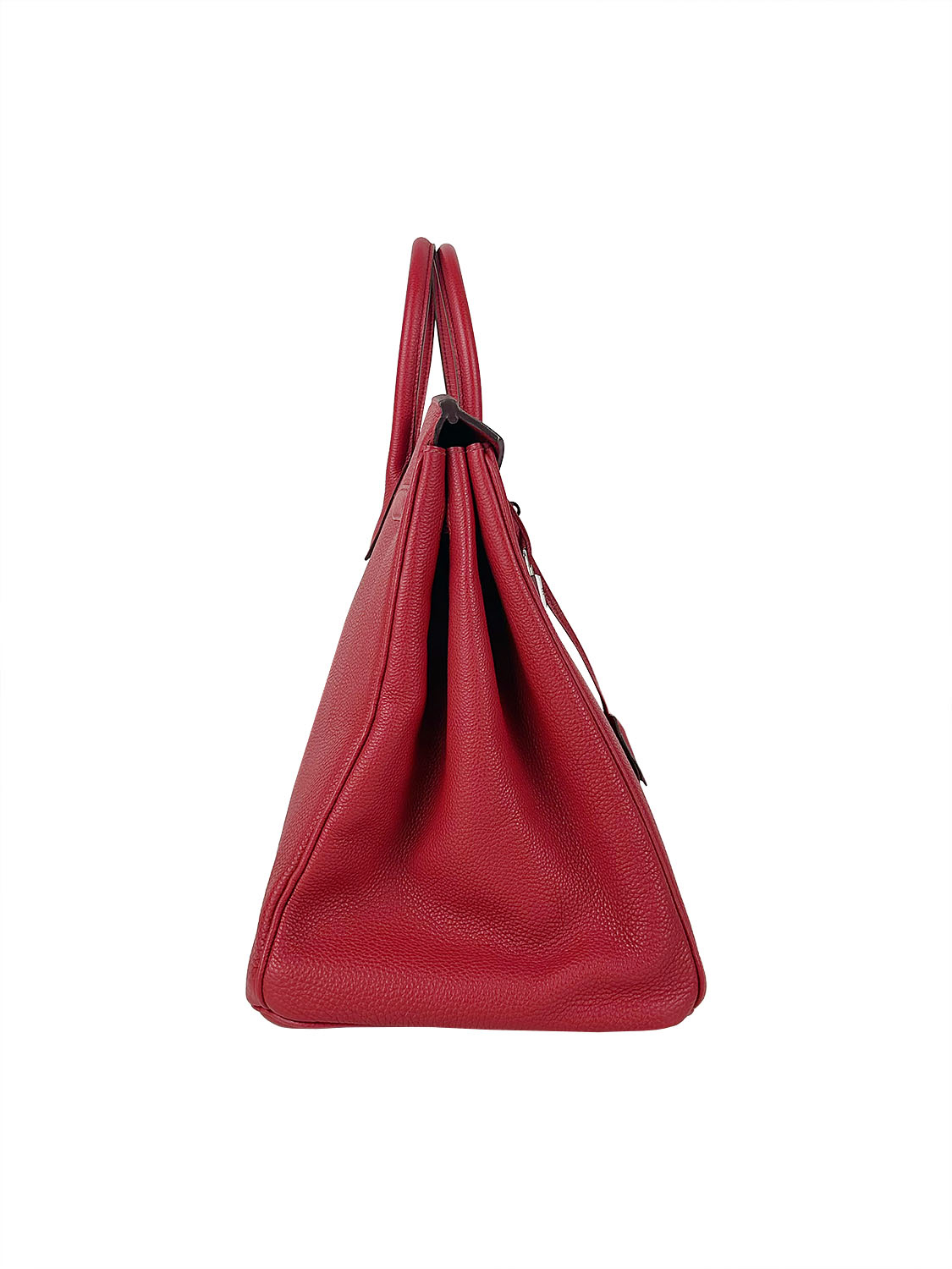 Hermès Birkin 40 Rouge Casaque Clemence Bag