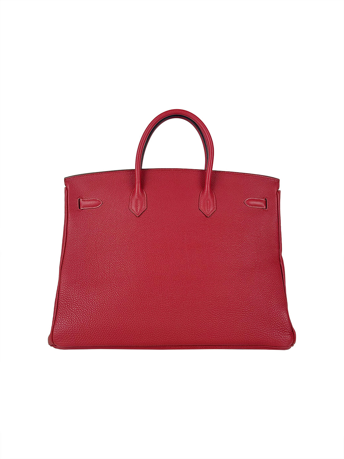 Hermès Birkin 40 Rouge Casaque Clemence Bag