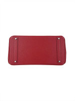 Hermès Birkin 40 Rouge Casaque Clemence Bag