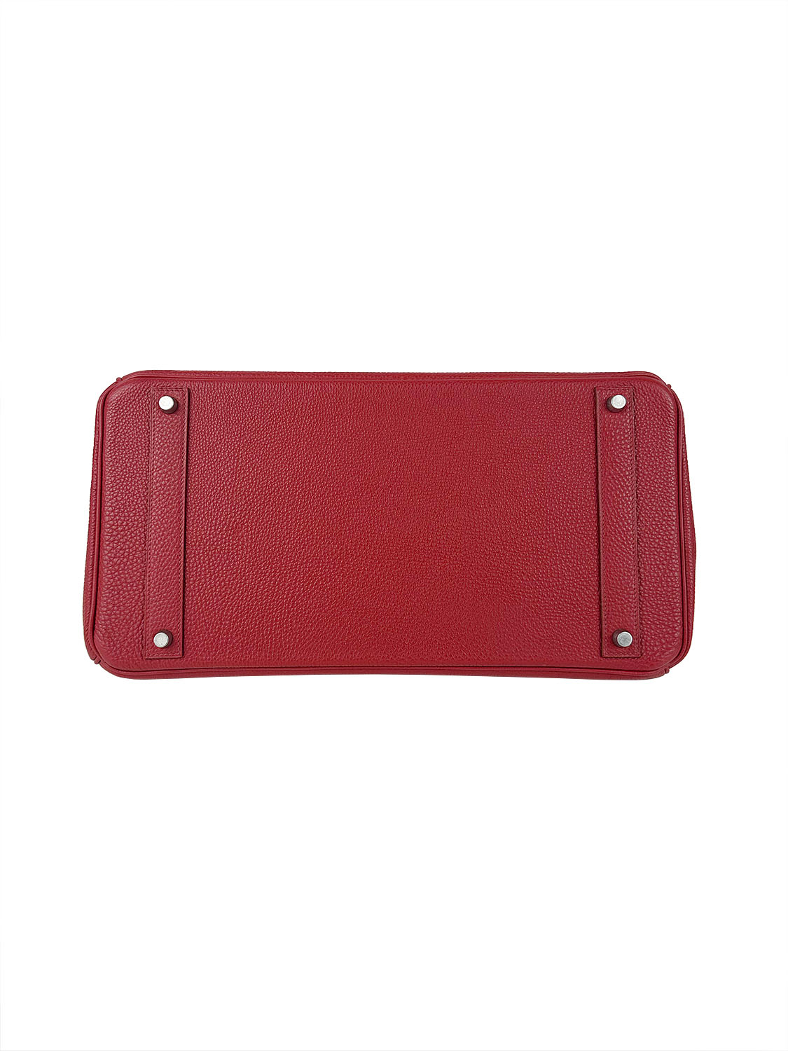 Hermès Birkin 40 Rouge Casaque Clemence Bag