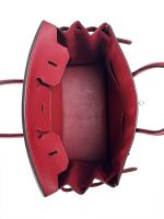 Hermès Birkin 40 Rouge Casaque Clemence Bag