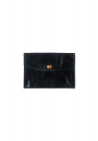 Hermès Black Box Calf Clutch