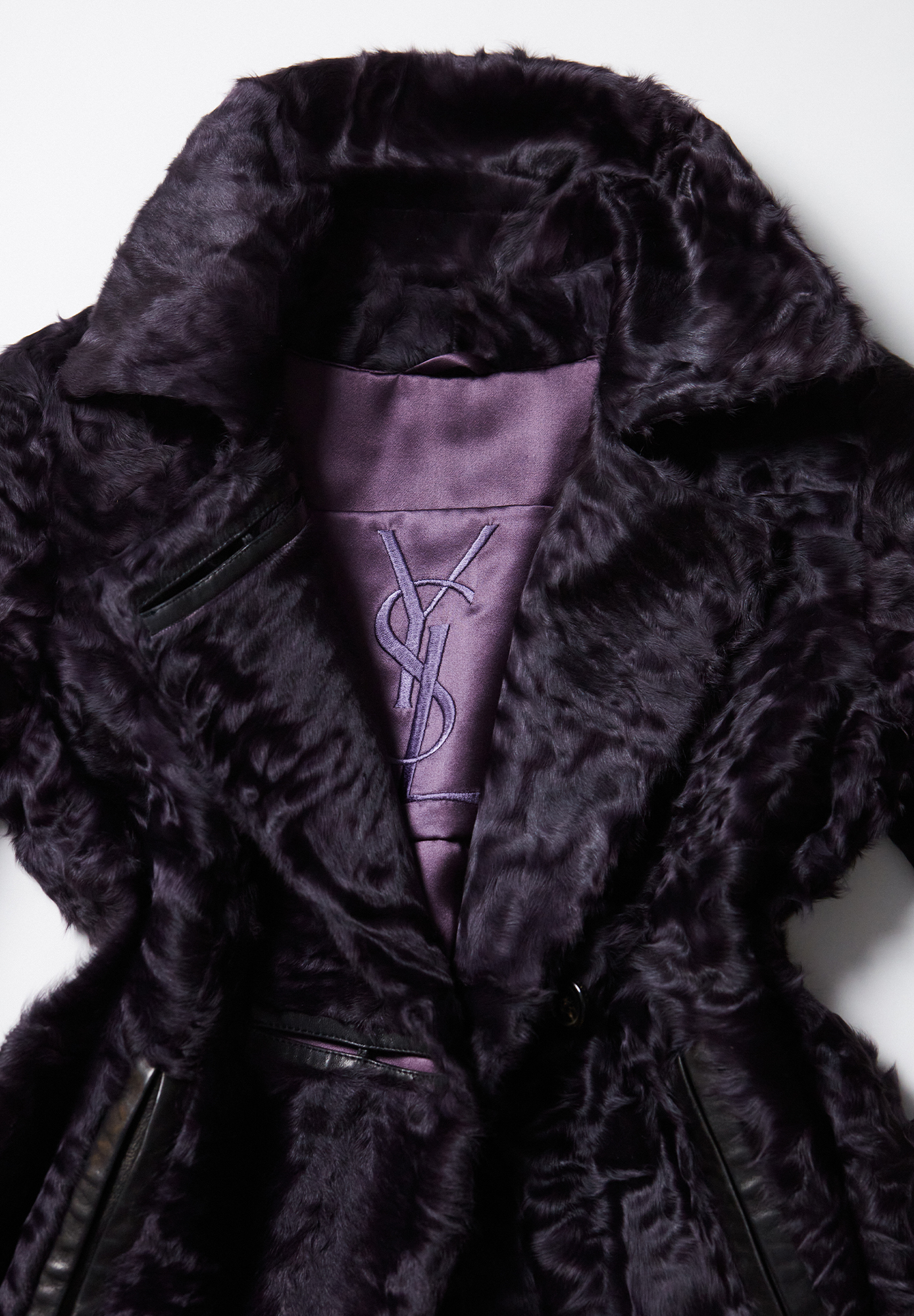 Yves Saint Laurent Cropped Fur Jacket