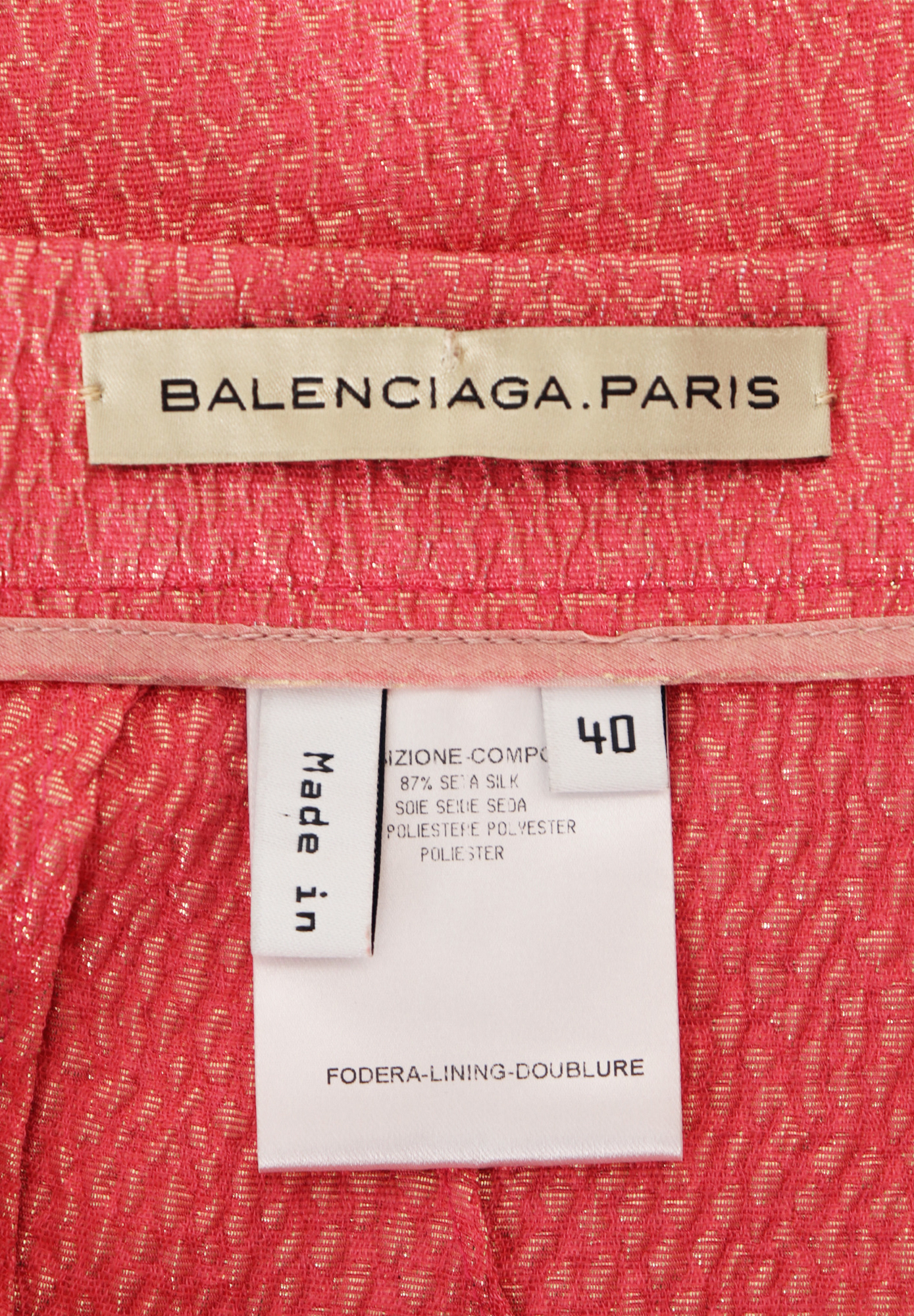 Balenciaga Silk Skirt