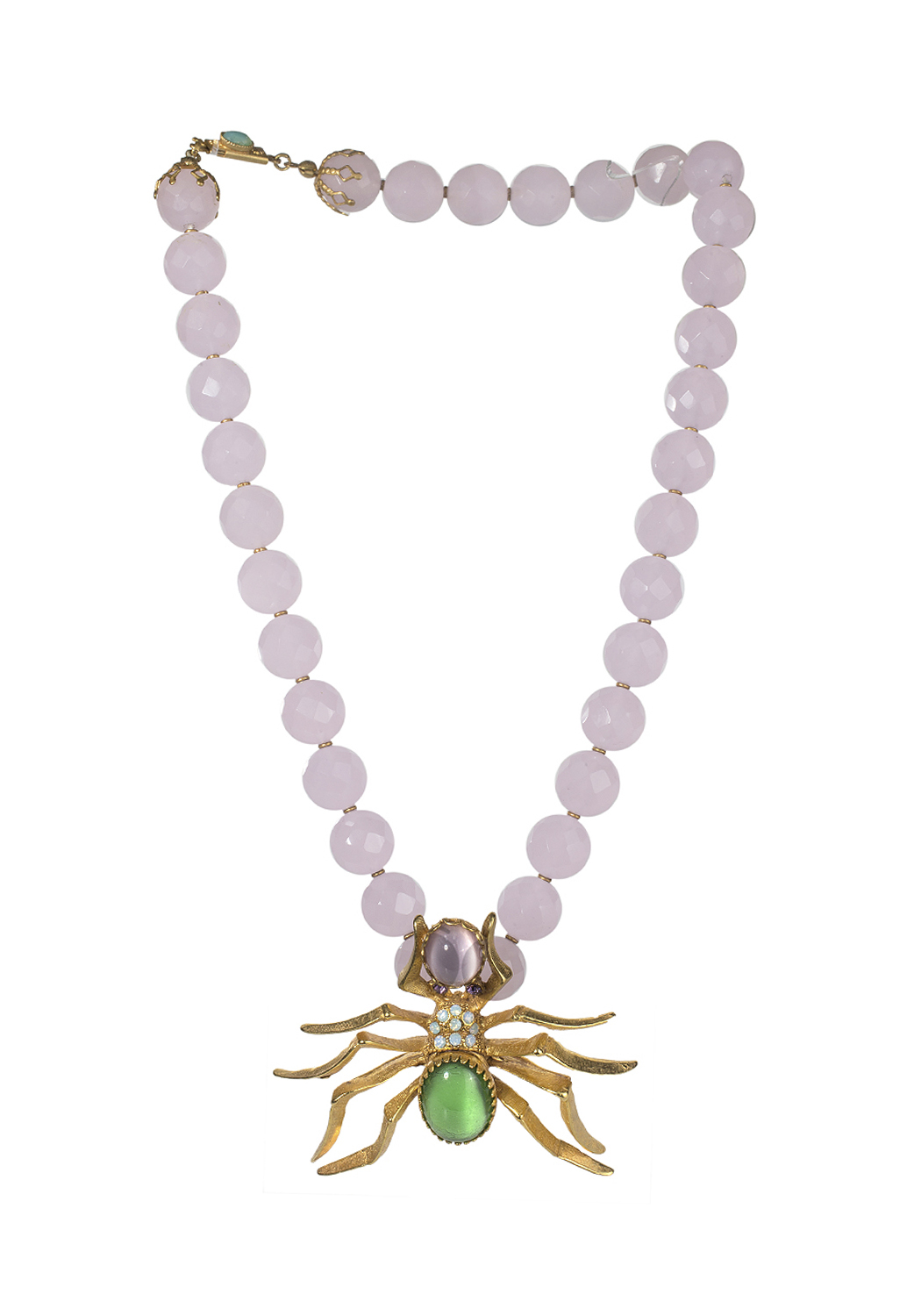 Asymmetrical Spider Necklace