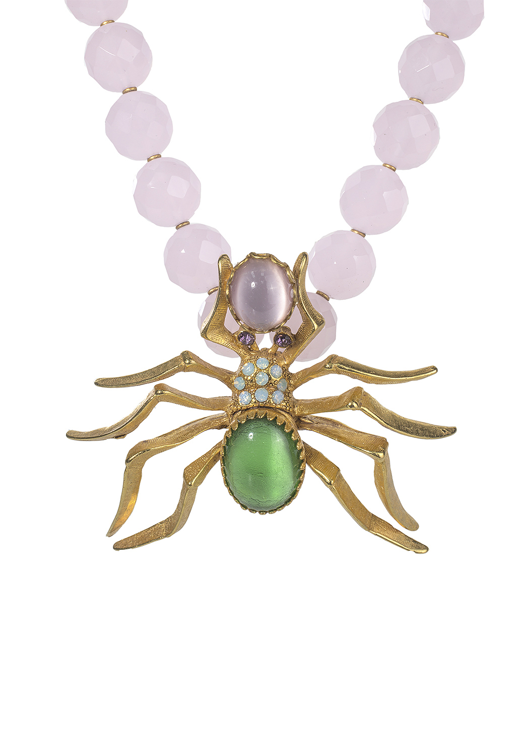 Asymmetrical Spider Necklace