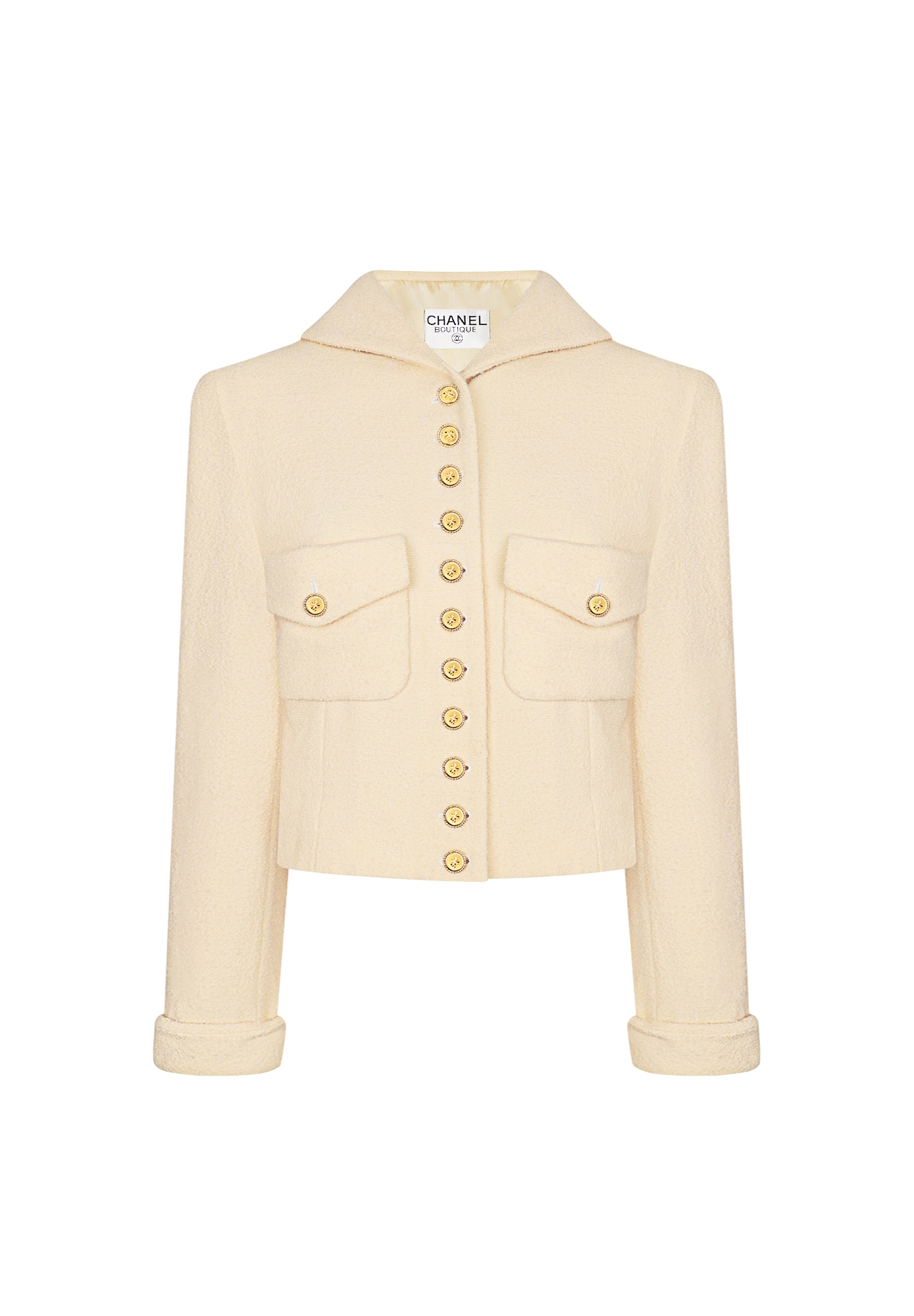 Chanel Soft Wool Cropped Jacket