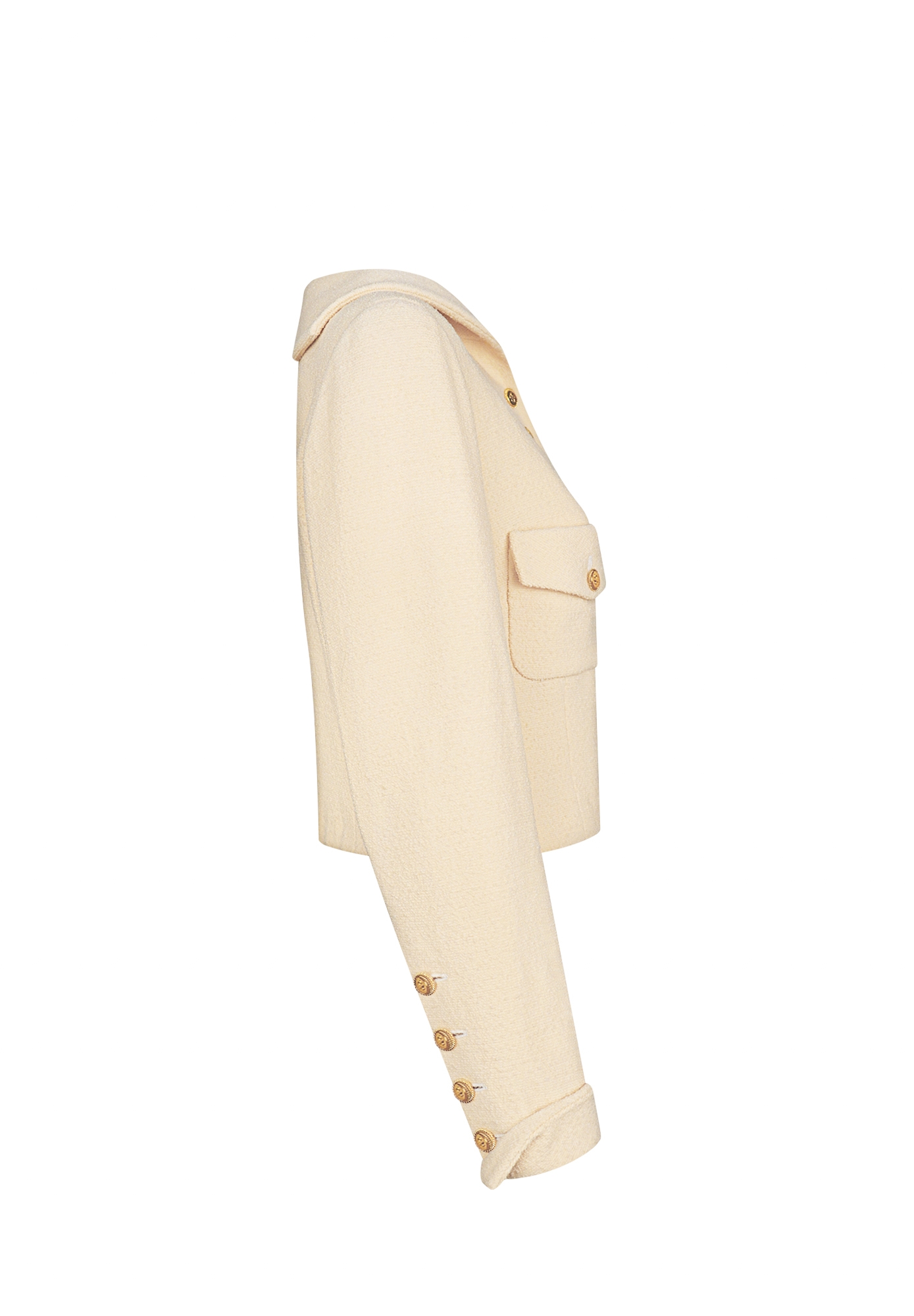 Chanel Soft Wool Cropped Jacket