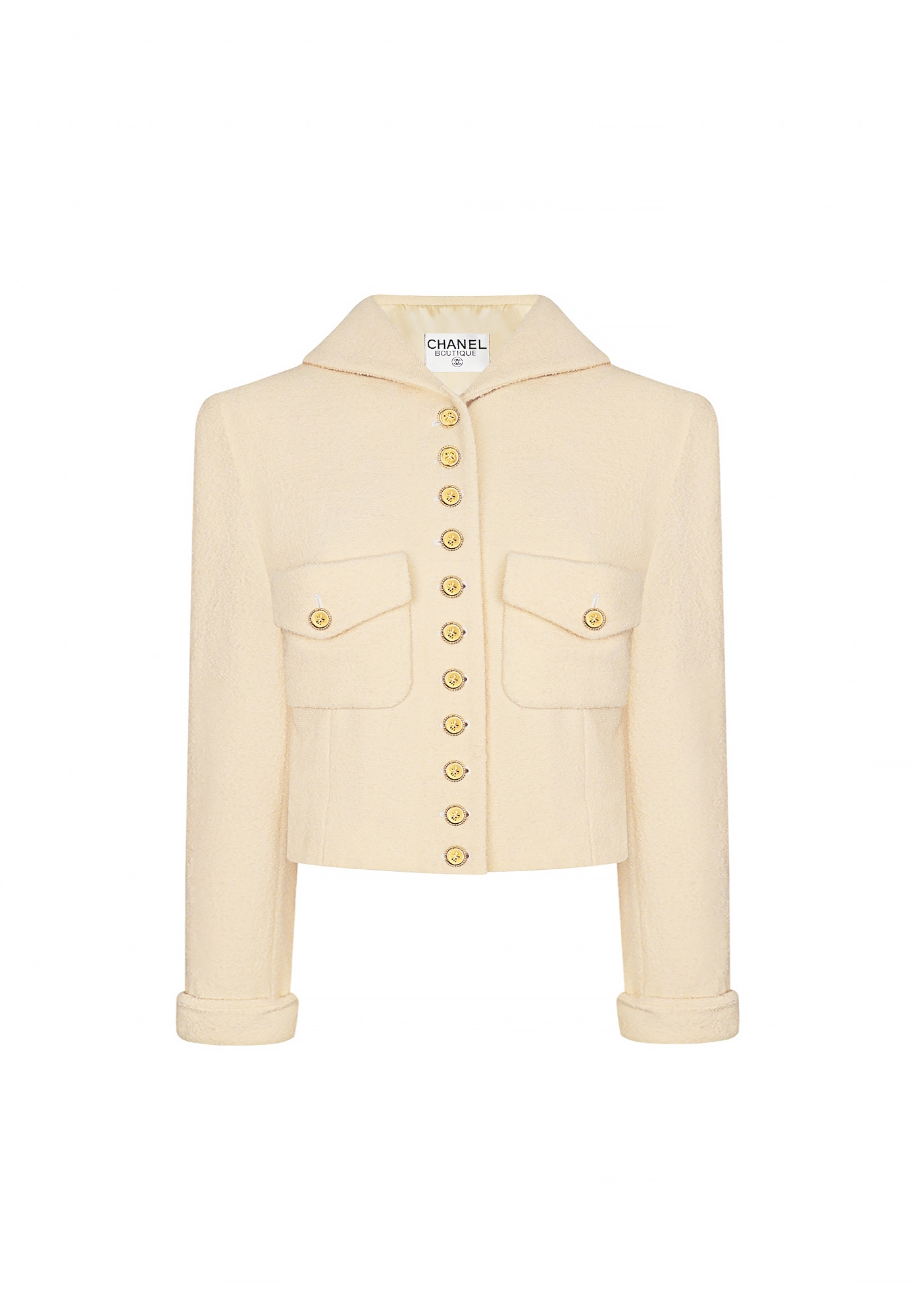 Chanel Soft Wool Cropped Jacket
