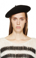 Saint Laurent Black Beret