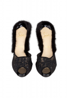 Christian Louboutin Black High-Heeled Sandals