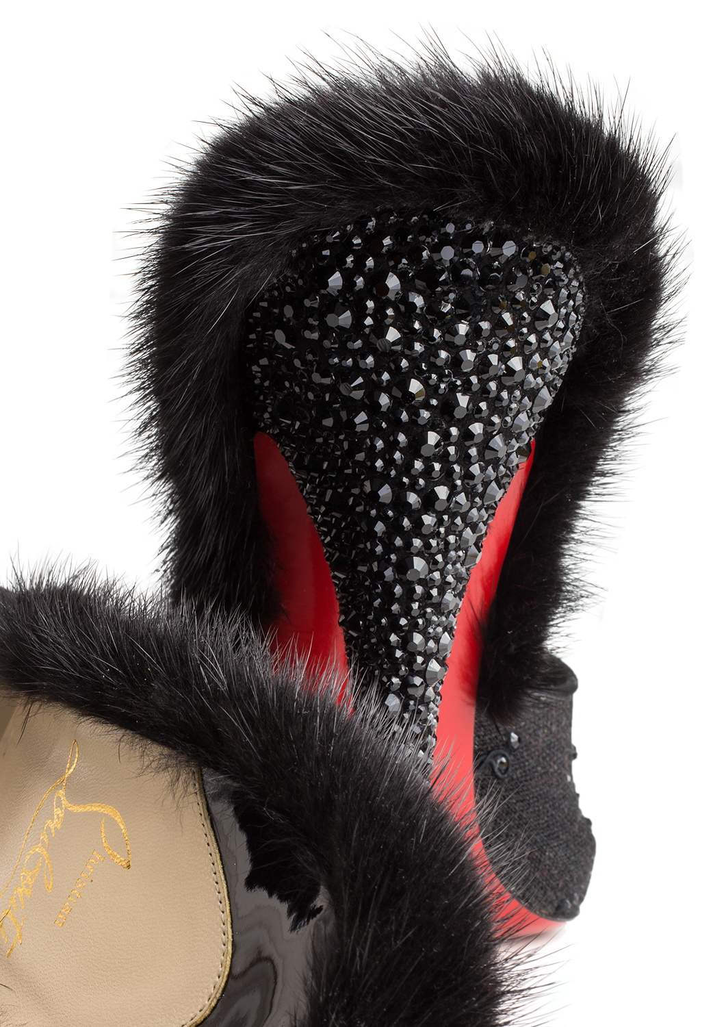 Christian Louboutin Black High-Heeled Sandals