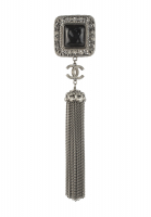 Chanel Tassel Brooch  With Cabochon