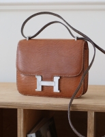 Hermès Constance 18 Cremè de Apricot Salvator Lizard Bag