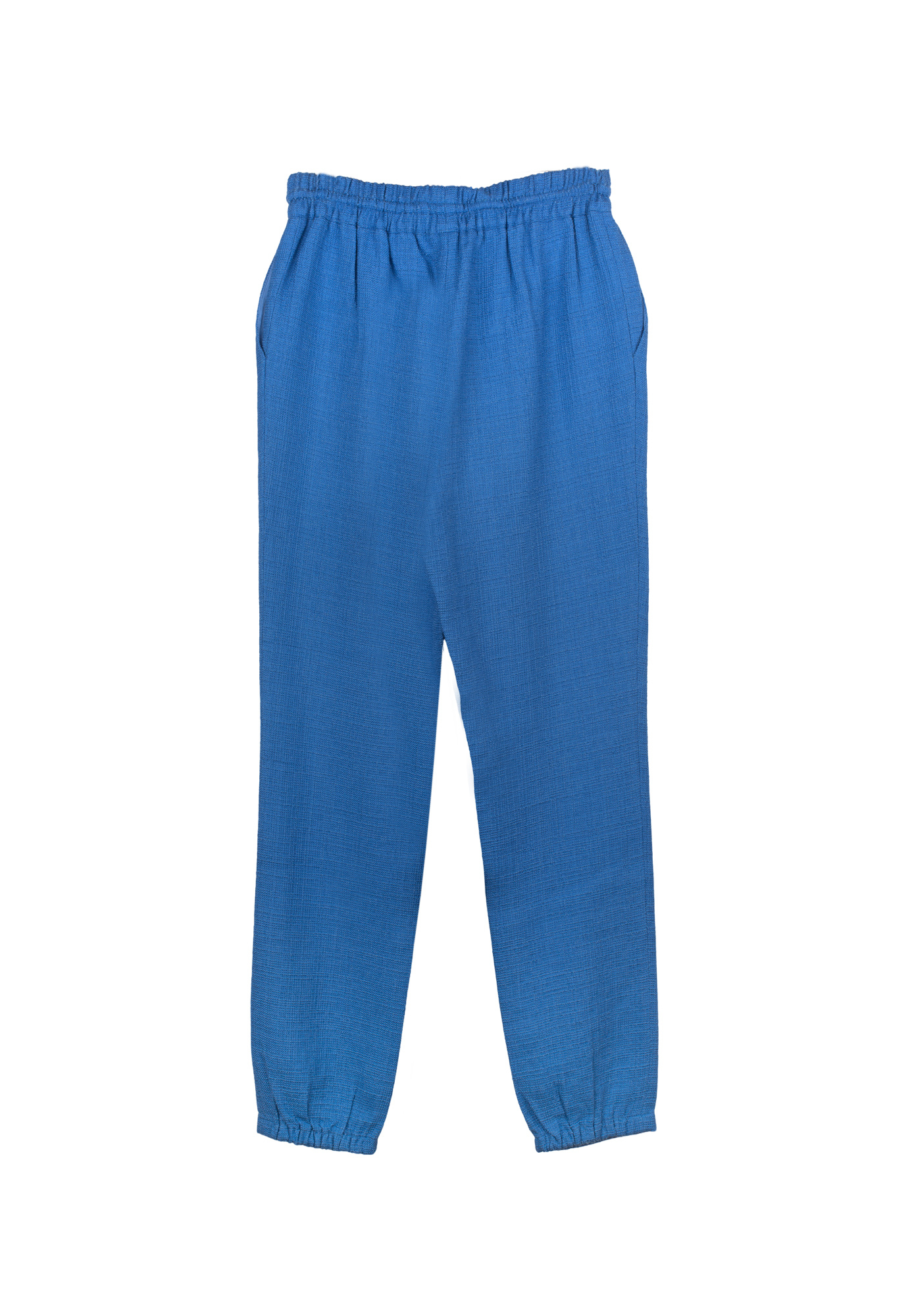 Fendi Elastic Blue Pants