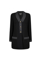 Chanel Tweed Jacket With Silk Trim