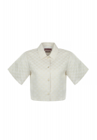 Gucci Ivory Monogram Jacket