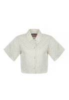 Gucci Ivory Monogram Jacket