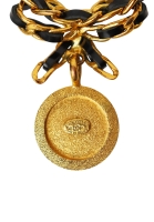 Chanel Chain Necklace With Bow And Pendant