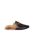 Gucci Princetown Mules With Fur
