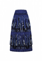 Chanel Paris-Dallas Fringed Skirt