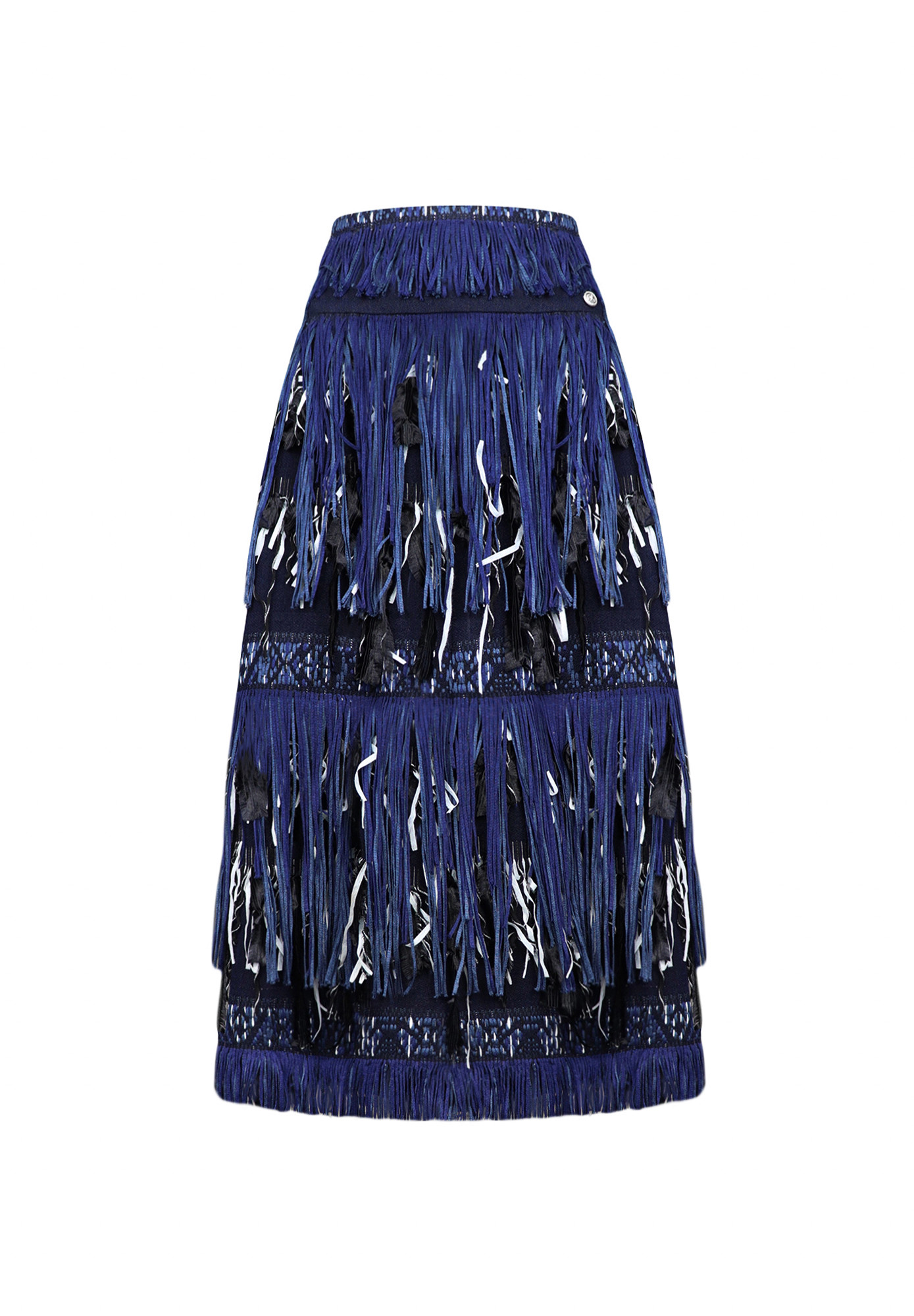 Chanel Paris-Dallas Fringed Skirt