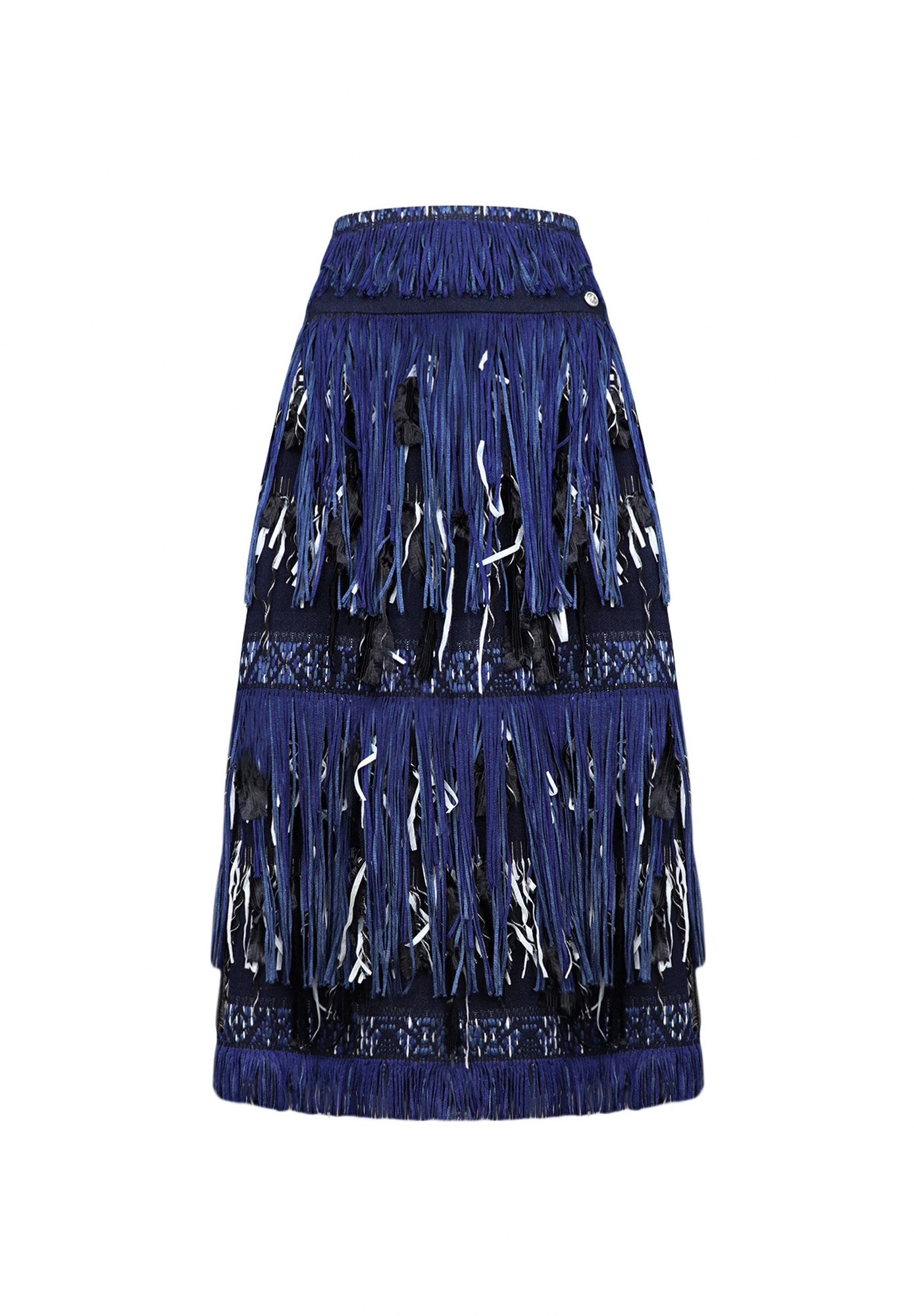 Chanel Paris-Dallas Fringed Skirt
