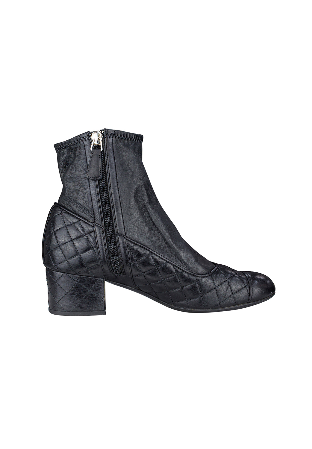 Chanel Quilted Boots