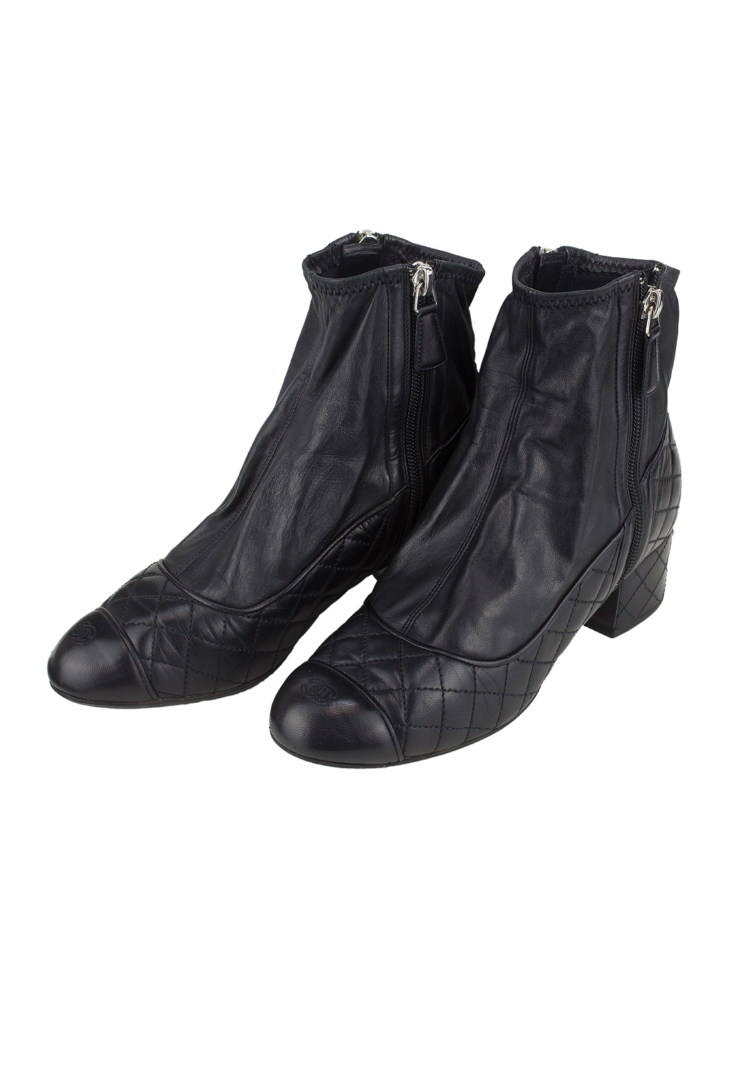 Chanel Quilted Boots